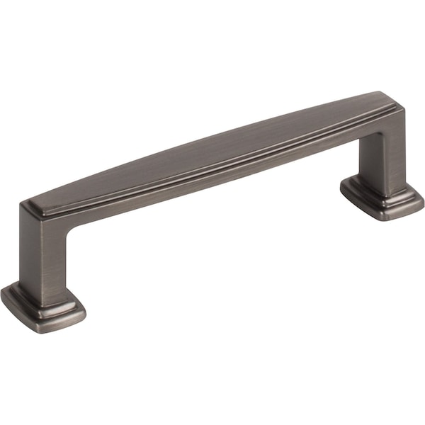 Jeffrey Alexander 96 mm CentertoCenter Brushed Pewter Richard Cabinet Pull, PR 171-96BNBDL - main